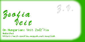 zsofia veit business card